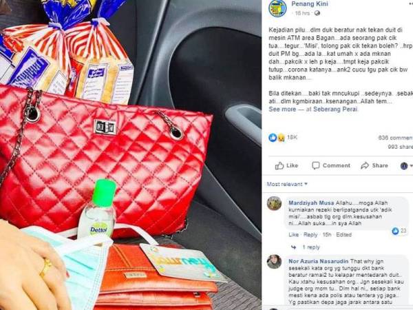 Foto perkongsian dalam beberapa laman Facebook