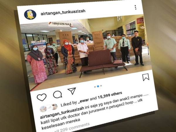 Paparan Instagram Permaisuri Agong tarik perhatian rakyat.