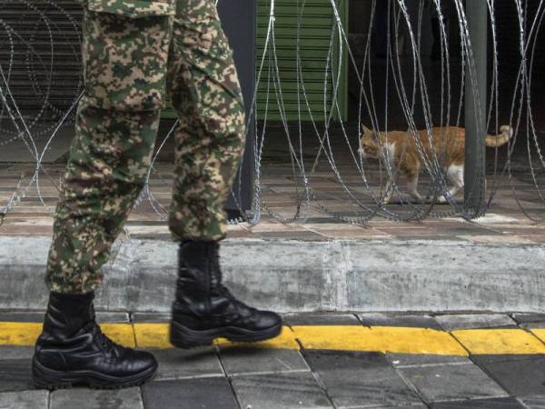 Anggota Angkatan Tentera Malaysia (ATM) -Foto Bernama