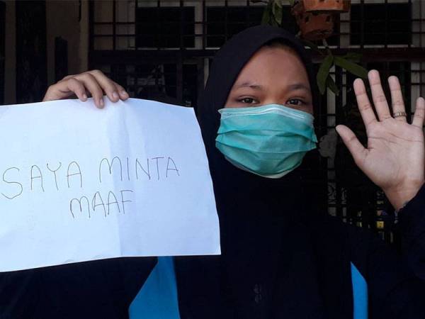 Nursahira mengakui kesal dengan kesilapan yang dilakukannya pada 27 Mac lalu.