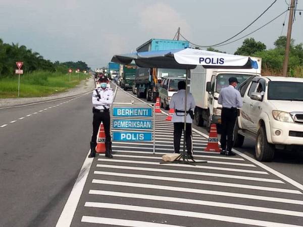 Antara lokasi sekatan jalan raya (SJR) di sekitar daerah Kuala Langat sepanjang tempoh PKP