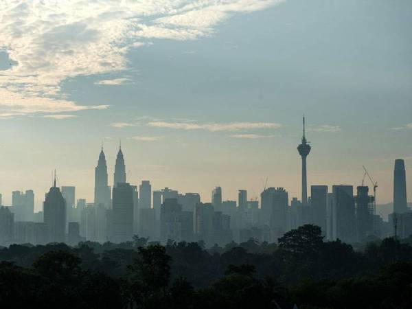 Pemandangan waktu pagi Bandaraya Kuala Lumpur