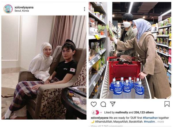 Ayana bersama adiknya kini bergelar mualaf. -Foto: Instagram Ayana