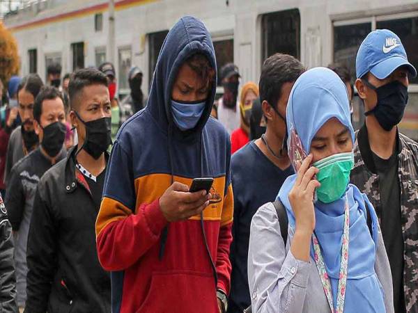 Provinsi Jakarta mencatatkan kes kematian tertinggi iaitu 408 kes, diikuti Jawa Timur (117), Jawa Tengah (86) dan selebihnya di wilayah-wilayah lain di Indonesia. -Foto: AFP