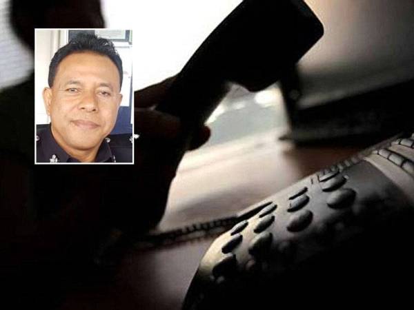 Macau Scam menipu mangsa melalui telefon. Gambar kecil: Mohd Wazir