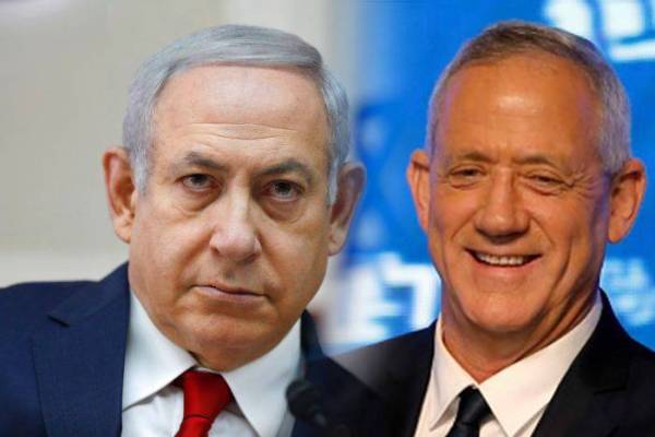 Benjamin Netanyahu dan Benny Gantz