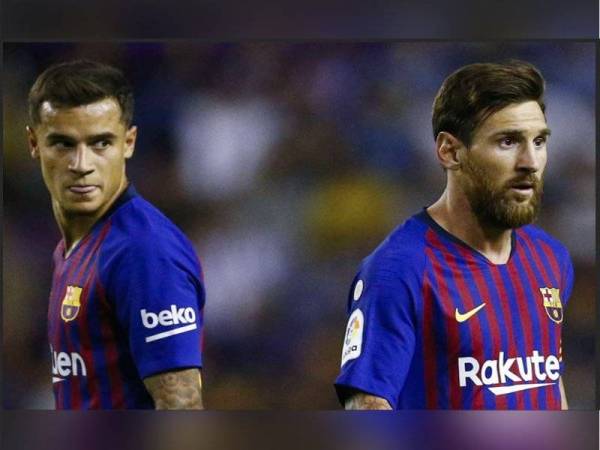 Kelibat Coutinho (kanan) lebih banyak dibayangi kehebatan Messi yang dianggap nadi utama Barcelona.