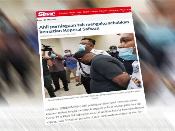 Laporan Sinar Harian semalam.