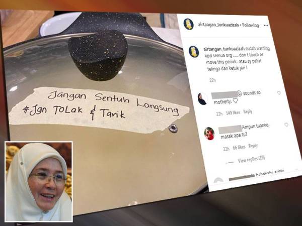 Paparan Instagram Permaisuri Agong mencuit hati rakyat.