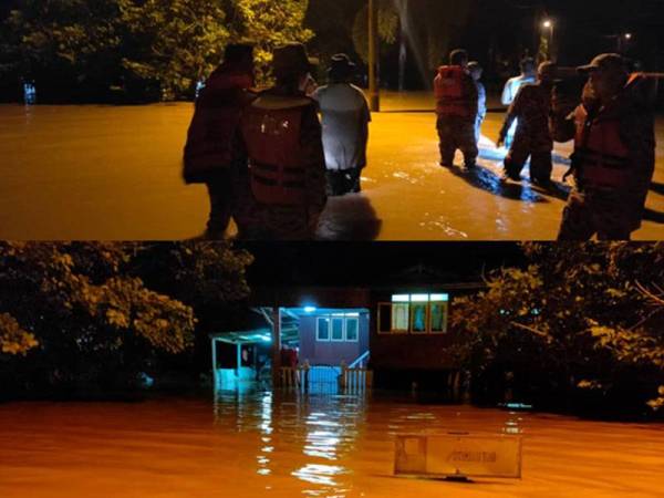 Pasukan Bomba dan Penyelamat tiba dilokasi sebaik dimaklumkan. 