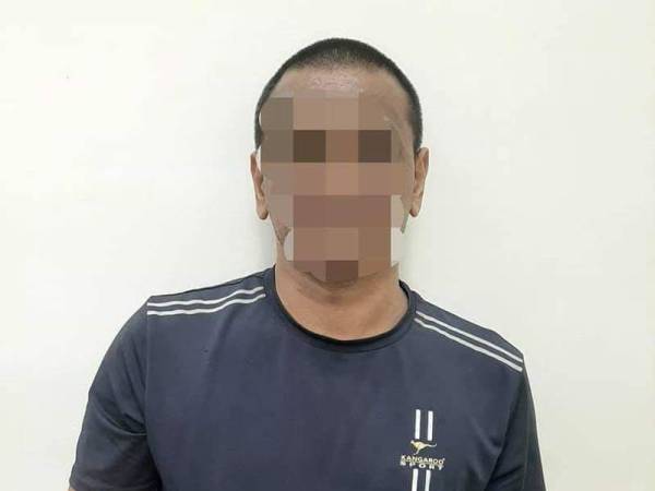 Suspek ditahan untuk siasatan lanjut. - Foto ihsan PDRM