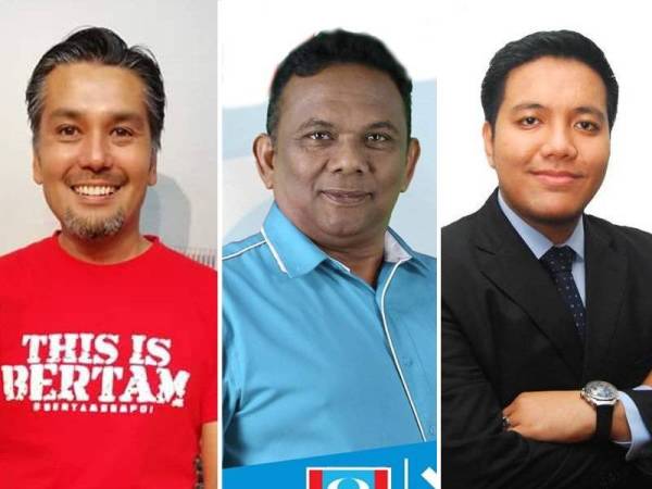 Dari kiri: Khaliq Mehtab, Zolkifli dan Dr Afif