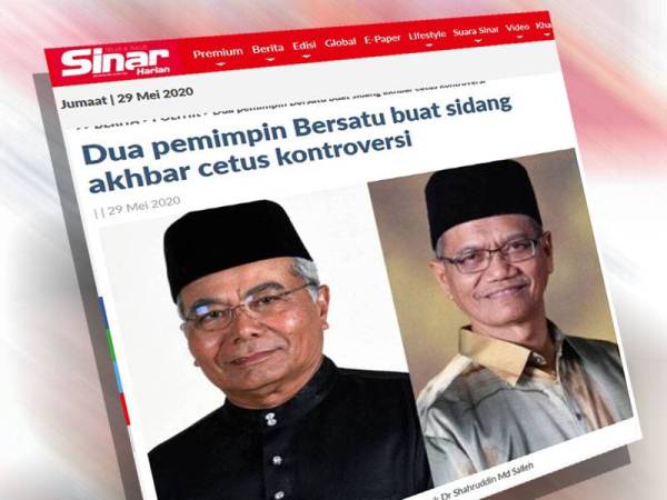 Keratan berita hari ini.