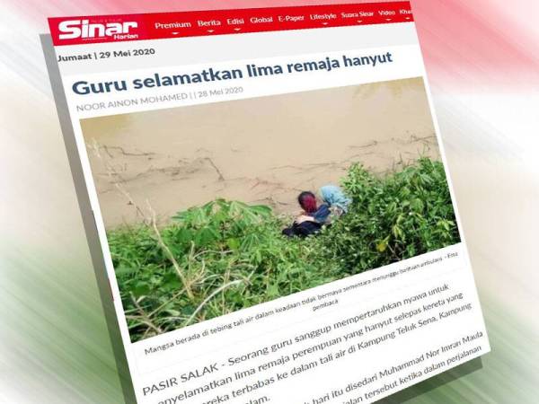 Laporan Sinar Harian semalam.