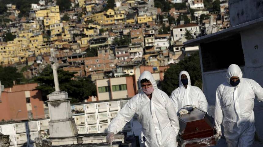 Brazil yang menjadi pusat wabak di Amerika Selatan dengan hampir 500,000 kes di belakang Amerika Syarikat yang mencatatkan 1.7 juta kes jangkitan telah menyaksikan peningkatan kes jangkitan harian.