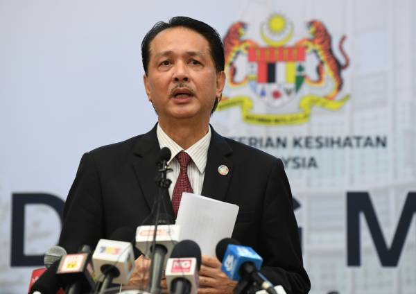 Ketua Pengarah Kesihatan Datuk Dr Noor Hisham Abdullah -Foto Bernama