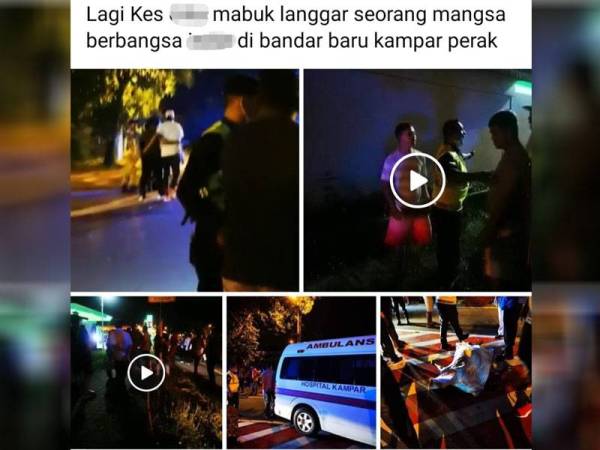 Perkongsian yang tular di media sosial. - Foto Facebook