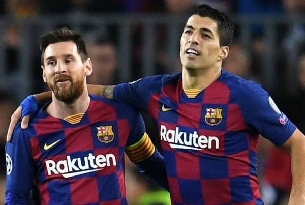 Messi (kiri) dan Suarez -Foto Getty Images