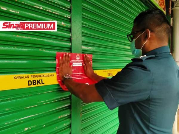 Antara premis yang dikenakan tindakan penutupan oleh DBKL.