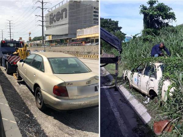 Audi antara kenderaan tersadai ditunda DBKL