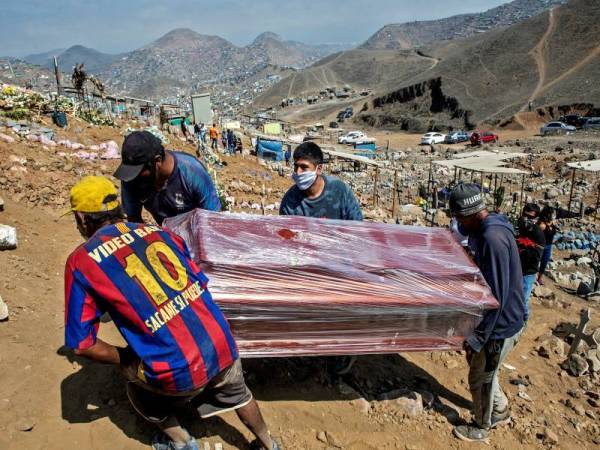 Kesilapan angka sebenar kematian itu dipercayai berpunca daripada masalah sistem penjagaan kesihatan dan faktor lain. - Foto AFP