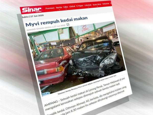 Laporan Sinar Harian hari ini.