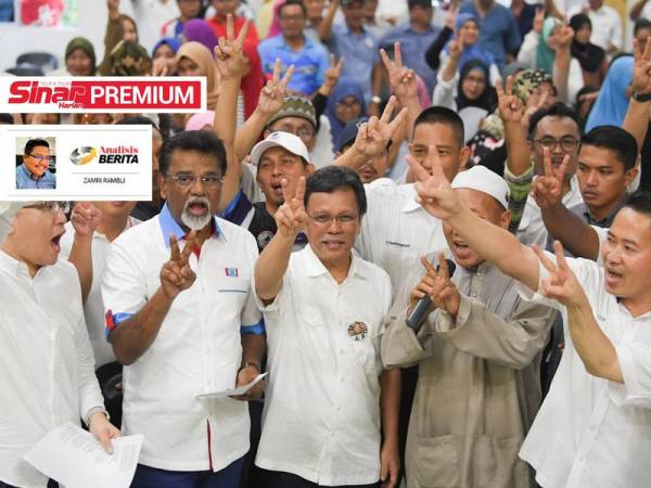 Spekulasi terbaharu nama Presiden Warisan, Datuk Seri Mohd Shafie Apdal (tengah) dipilih sebagai calon Perdana Menteri baharu bagi blok PH Plus dinafikan PKR.