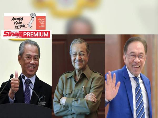 Muhyiddin Yassin, Dr Mahathir Mohamad dan Anwar Ibrahim