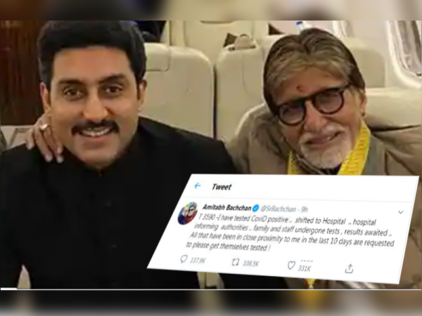 Amitabh, Abhishek Bachchan positif Covid-19.