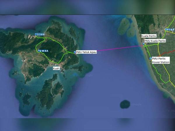 Kabel dasar laut sepanjang 26.5km adalah kabel voltan tinggi ketiga dibangunkan TNB.