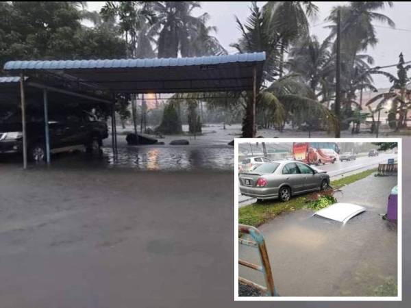 Jumlah mangsa banjir di Johor meningkat mendadak kepada 1,271 orang daripada 331 keluarga setakat jam 8 pagi ini. - Foto Sumber internet.