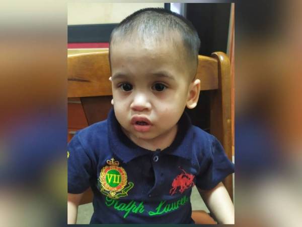 Muhammad Naim Najmi berusia 1 tahun 11 bulan ditinggalkan kepada sebuah keluarga di Kampung Sungai Senam, Sik pada Februari 2018.