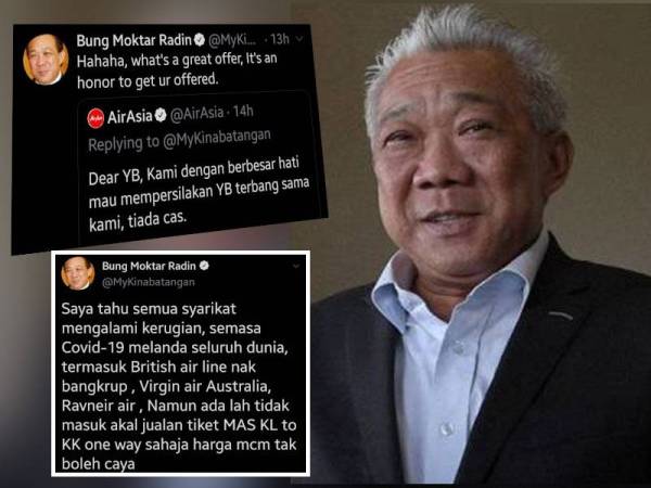 Airasia Tawar Harga Tiket Promosi Kepada Bung Moktar