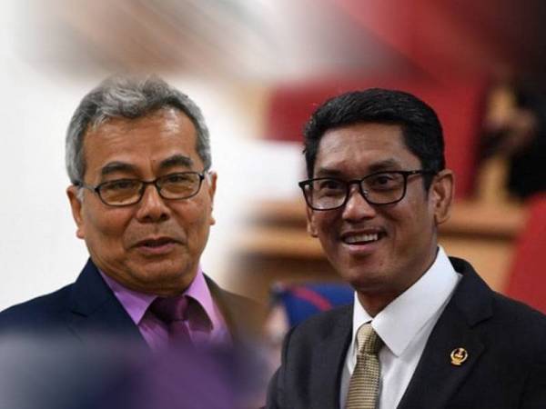 Mohd Redzuan Md Yusof (kiri) dan Ahmad Faizal Azumu