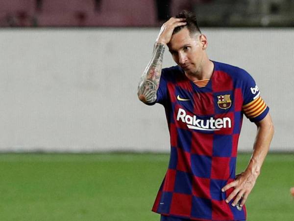 Pemain bintang Barcelona, Lionel Messi