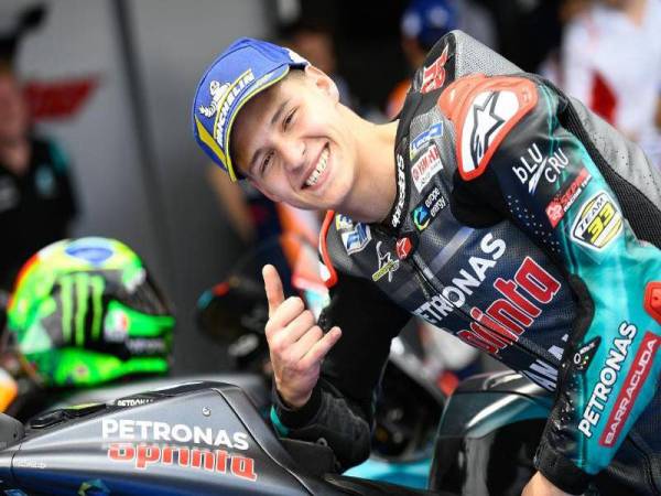 Fabio Quartararo meraih kejuaraan sulung MotoGP di Litar Jerez, Sepanyol semalam. - Foto MotoGP