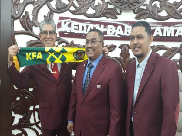 Muhammad Sanusi selepas EGM KFA di Wisma Darul Aman, baru-baru ini.