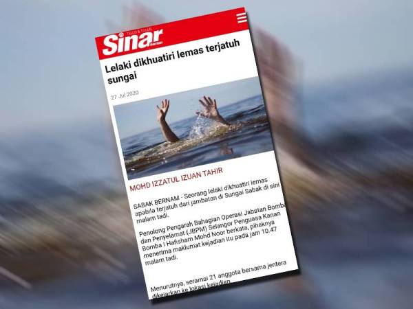 Keratan portal Sinar Harian