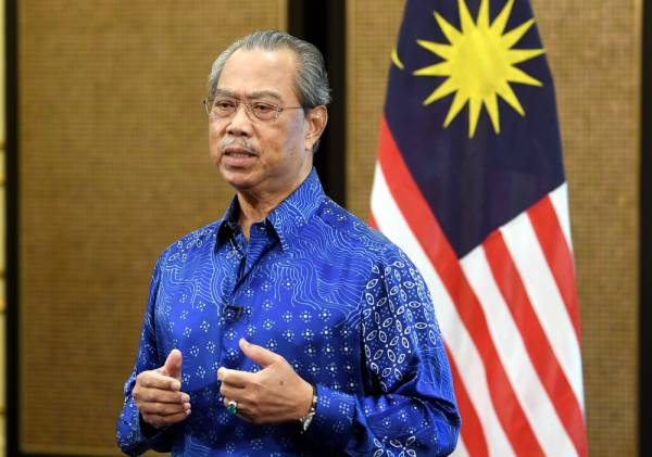 Perdana Menteri Tan Sri Muhyiddin Yassin. Foto: Bernama