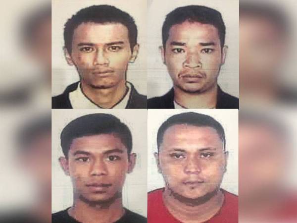 Gambar dari kiri atas: Mohd Fuad, Mohd Nurfino, gambar kiri bawah: Muhamad Fahmi, Nik Kamal