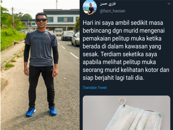 Paparan Twitter Muhamad Fazri tular di laman sosial.