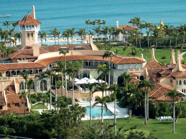 Kawasan persendirian Mar-a-Lago milik Presiden Donald Trump.