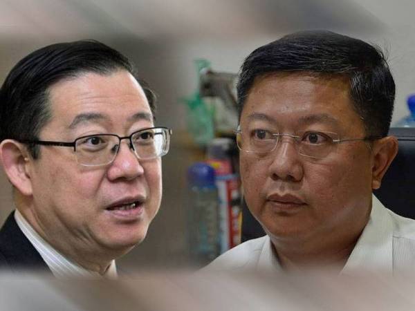 Gambar dari kiri: Lim Guan Eng, Tan Kok Yew