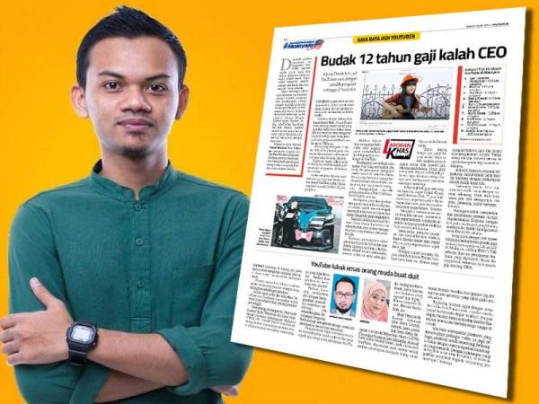 Laporan Khas Sinar Harian hari ini. Gambar kiri: Jafar