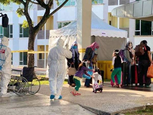 Pengecualian bayaran kos kuarantin diberikan kepada warganegara daripada keluarga B40 dan banduan yang baru dibebaskan dari negara jiran serta tiada sumber kewangan. - Foto ihsan Nadma