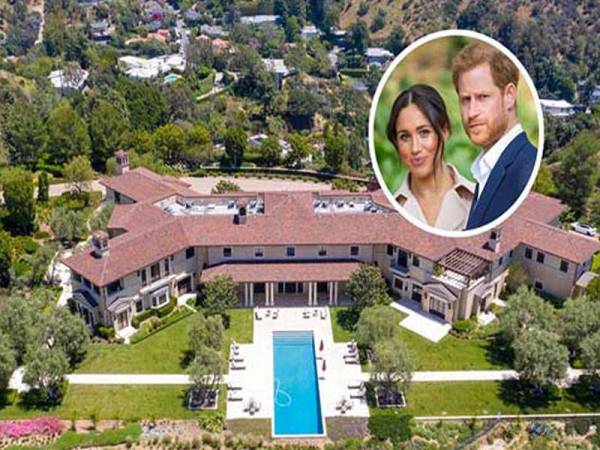 Rumah baharu yang dibeli pasangan Duke dan Duchess of Sussex di Santa Barbara, California. - Foto Agensi