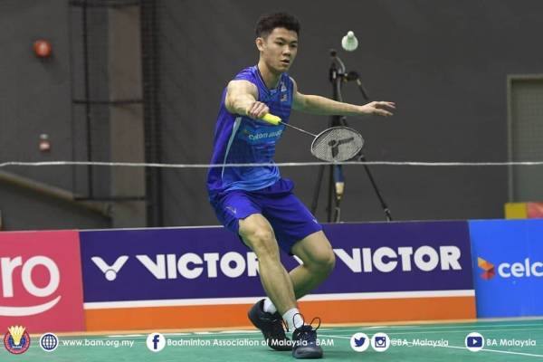 Zii Jia antara pemain yang mengambil bahagian dalam Kejohanan Jemputan BAM di ABM, baru-baru ini. -Foto BAM