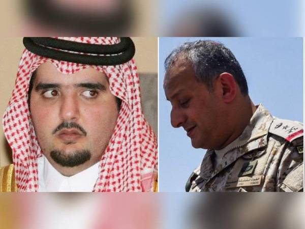 Putera Abdulaziz Fahad (kiri) dan Putera Fahad Turki. - Foto AFP