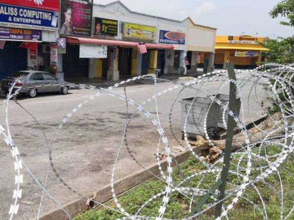 Lelaki terbabit dikesan keluar dari kawasan PKPD yang diarahkan dikuarantin.