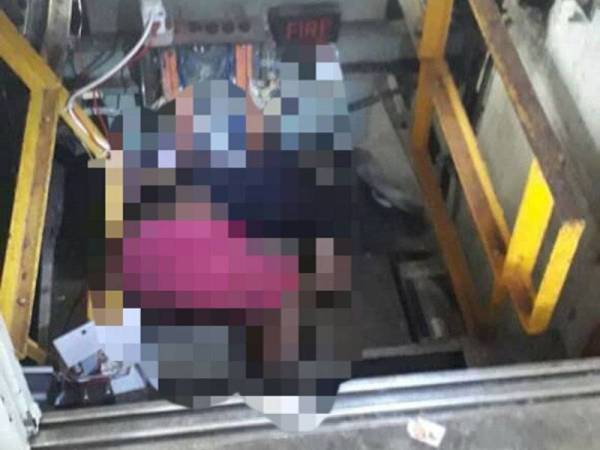 Mangsa ditemui dalam keadaan tertiarap di atas bumbung lif di Flat Seri Sabah.